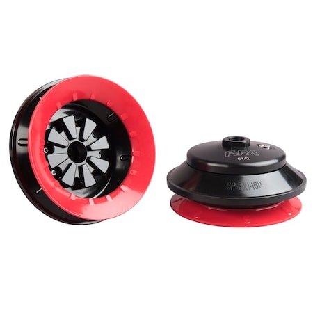 Fipa Bellows vacuum cup diam. 160 mm, Varioflex 30 Degrees/60 Degrees, fitting G1/2-female 22.160.265.16